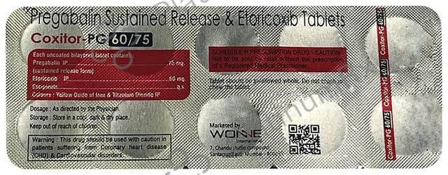 Coxitor-PG 60/75 Tablet SR