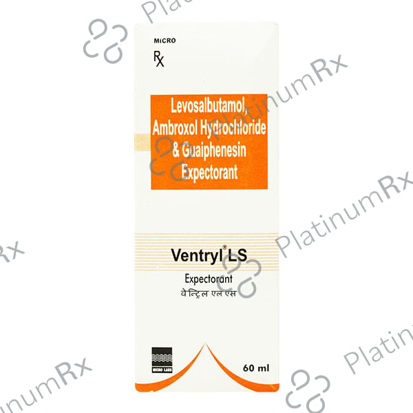 Ventryl LS 15/50/0.5mg Syrup 60ml
