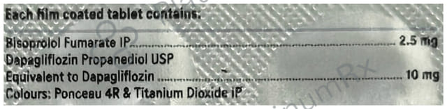 Daplo Bis 2.5/10mg Tablet 10s