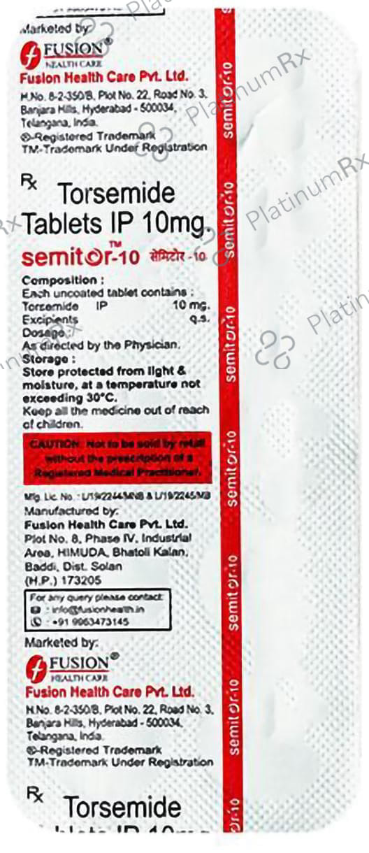 Semitor 10mg Tablet 10s (Fusion)