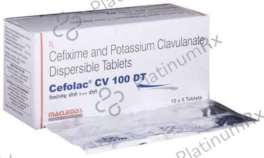 Cefolac CV 100/62.5mg Tablet DT 6s