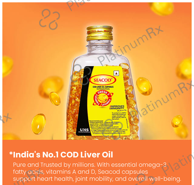 Seacod Cod Liver Oil 300mg Capsule 500s