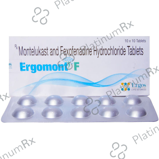 Ergomont F 10mg/120mg Tablet