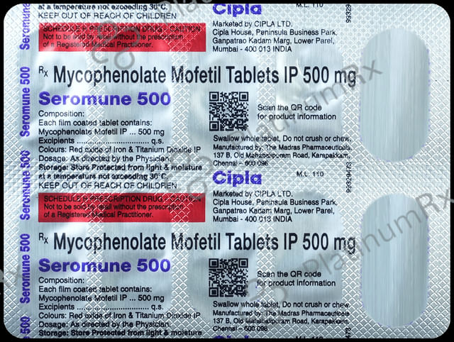 Seromune 500mg Tablet 10s