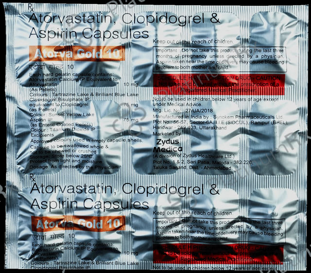 Atorva Gold 10/75/75mg Capsule 15s