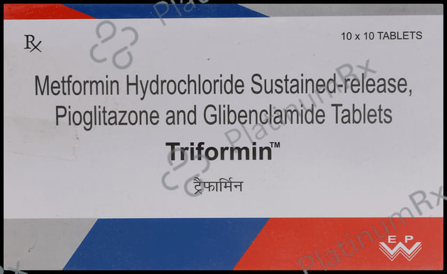 Triformin 5/500/15mg Tablet 10s