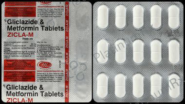 Zicla M 80/500mg Tablet 15s