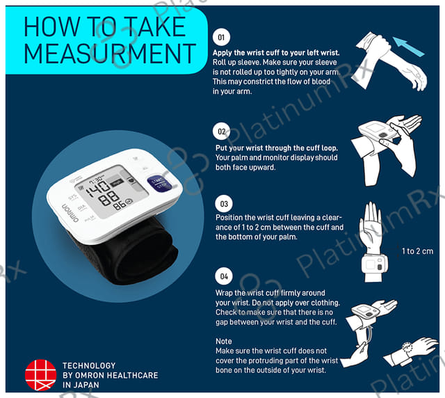 Omron HEM 6181 Wrist Blood Pressure Monitor