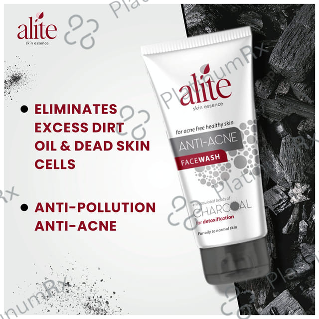 Alite Anti Acne Charcoal Face Wash 70gm
