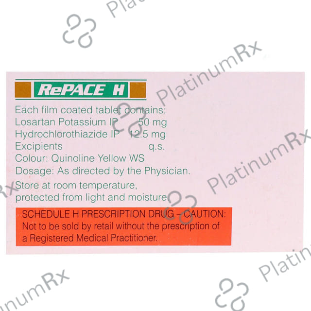 REPACE H 25 MG/12.5 MG TABLET