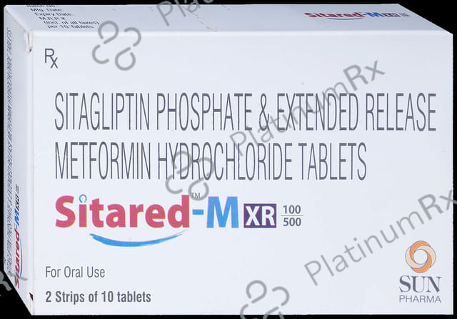 Sitared M XR 100/500mg Tablet 10s