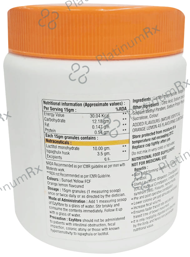 Ezyfibre 3.5/10gm Granules 180gm