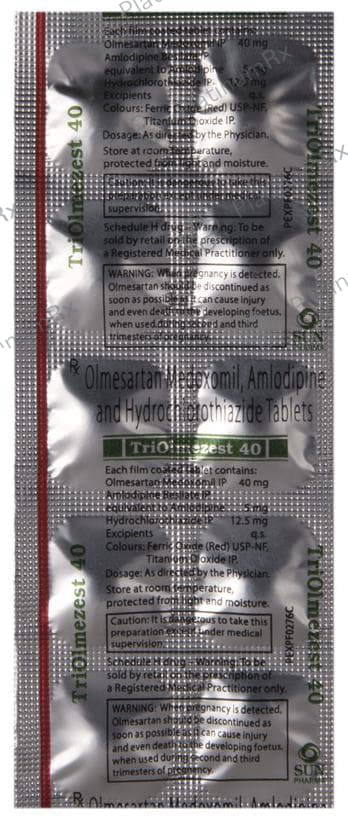 Triolmezest 40/5/12.5mg Tablet 10s