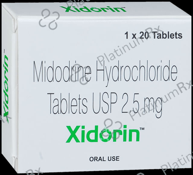 Xidorin 2.5mg Tablet 20s