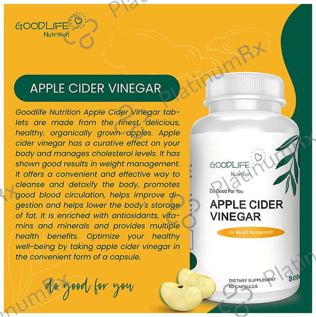 Goodlife Nutrition Apple Cider Vinegar Capsule