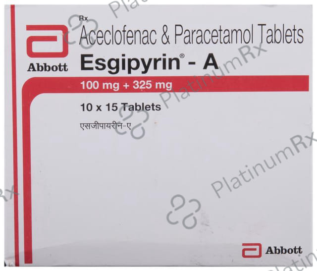Esgipyrin A 100/325mg Tablet 15s