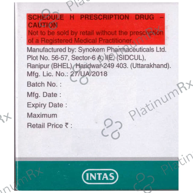 Lipicure CV 20/75mg Capsule 10s