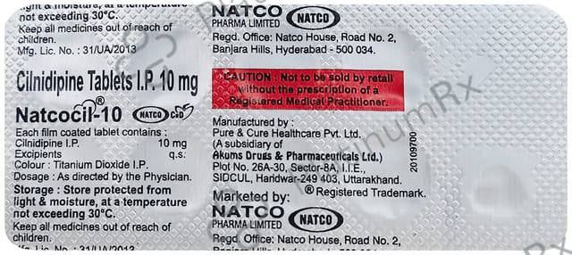 Natcocil 10 Tablet