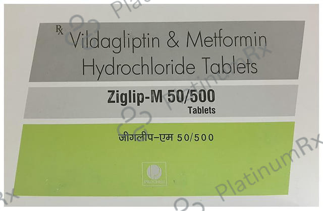 Ziglip M 50/500mg Tablet 15s