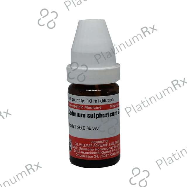 Dr Willmar Schwabe Germany Cadmium Sulphuricum Dilution 200