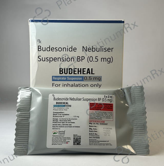 Budeheal 0.5mg Respirator Suspension Respule 5X2ml