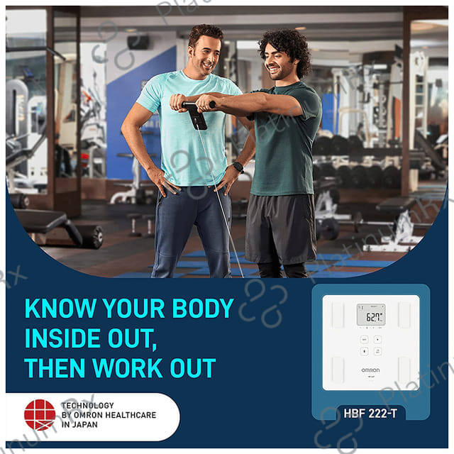 Omron HBF 222T Complete Digital Body Composition Monitor with Bluetooth