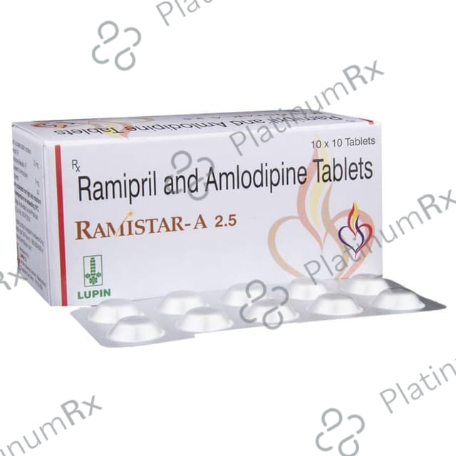 Ramistar A 2.5/5mg Tablet 10s