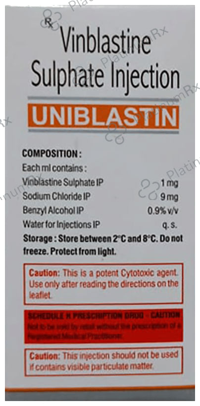 Uniblastin 10mg Injection