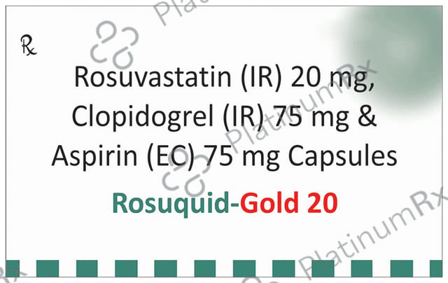 Rosuquid-Gold 20 Capsule IR