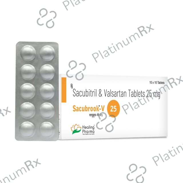 Sacubrook V 25mg Tablet 10s