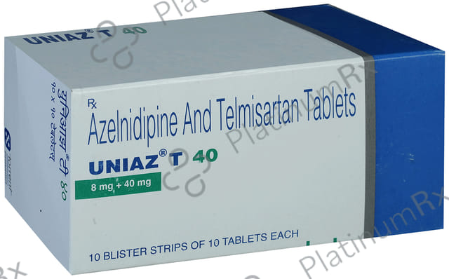 Uniaz T 40/8mg Tablet 10s