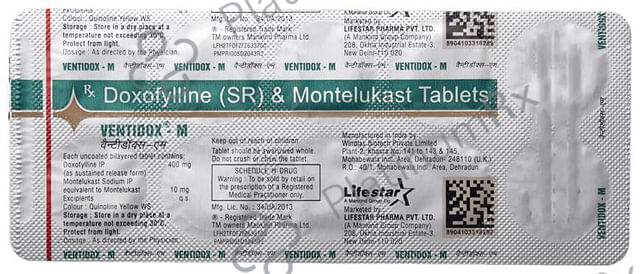 Ventidox M 400/10mg Tablet SR 10s