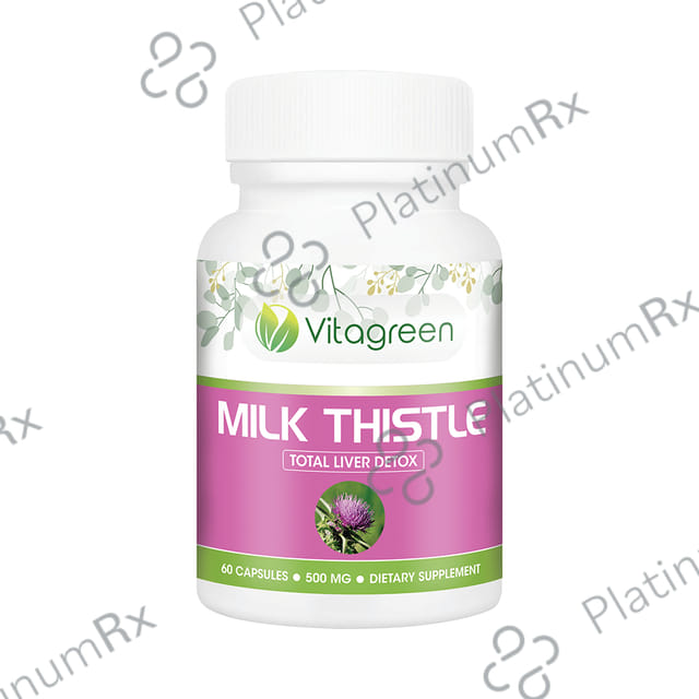 Vitagreen Milk Thistle 500mg Capsule