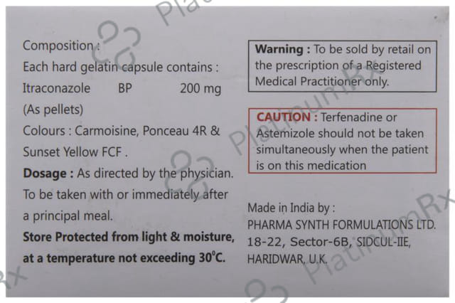 Afitra 200mg Capsule 4s
