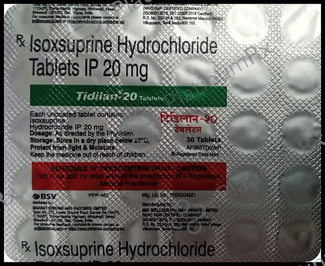 Tidilan 20mg Tablet 30s