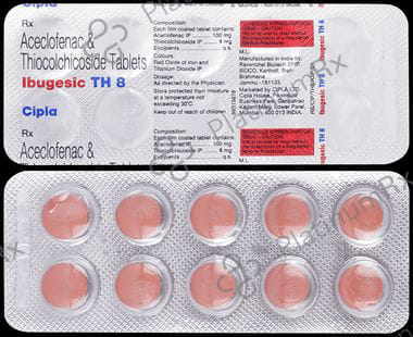 Ibugesic TH 100mg/8mg Tablet