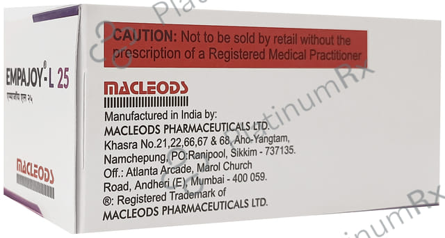 Empajoy L 25mg Tablet 10s