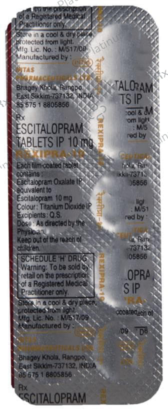 Rexipra 10mg Tablet 10s
