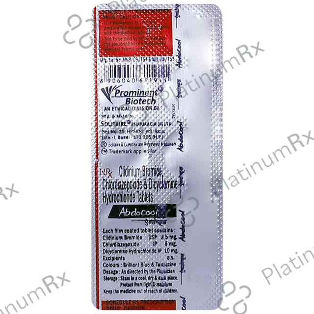 Abdocool 5/2.5/10mg Tablet 10s