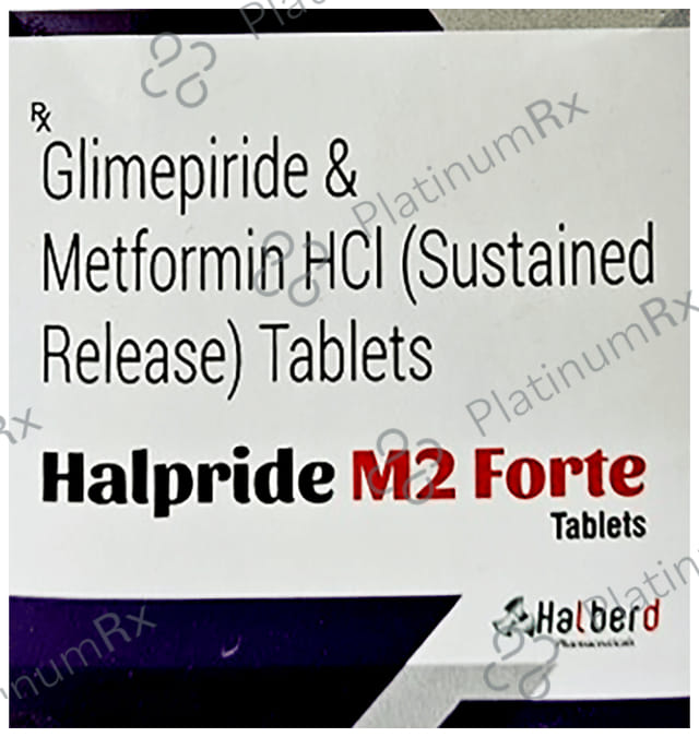 Hpride M Forte 2mg/1000mg Tablet SR