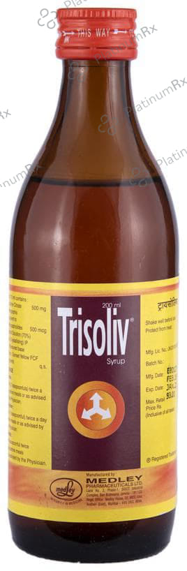 Trisoliv 500mcg/500mg Syrup 200ml