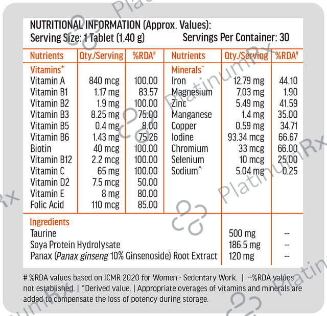 Healthkart HK Vitals Multivitamin Tablet 30s