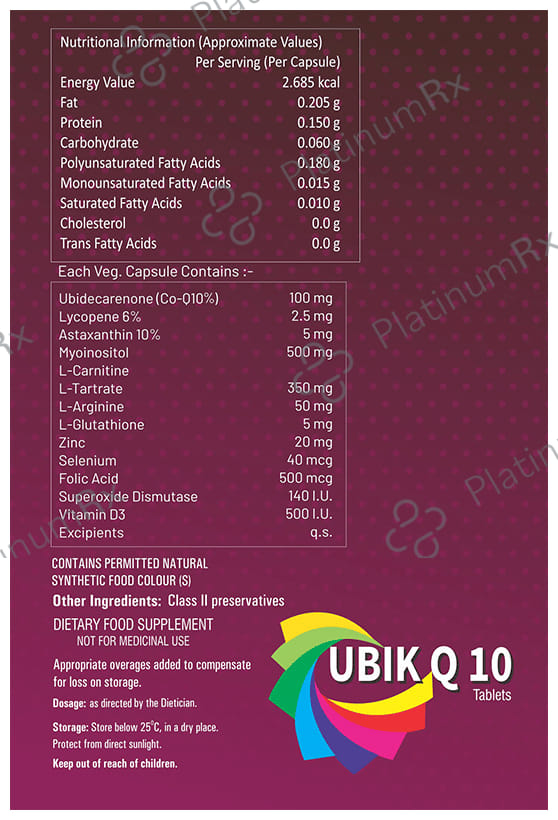 Ubik Q 10 Capsule 10s
