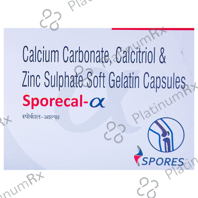 Sporecal-Alpha Soft Gelatin Capsule
