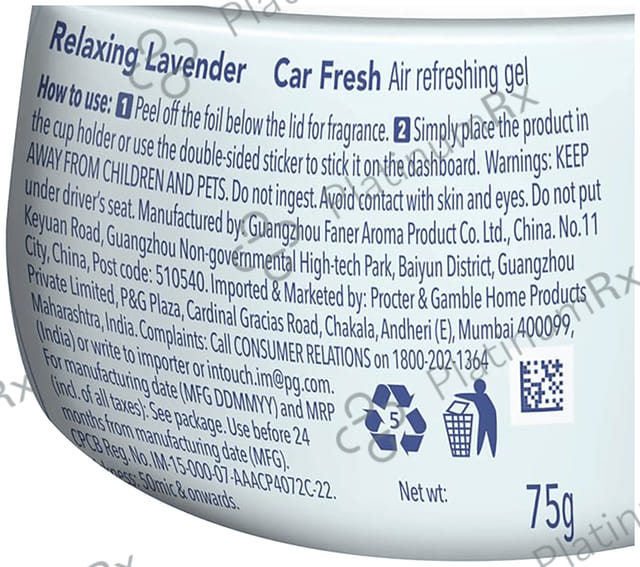 Ambi Pur Car Fresh Relaxing Lavender