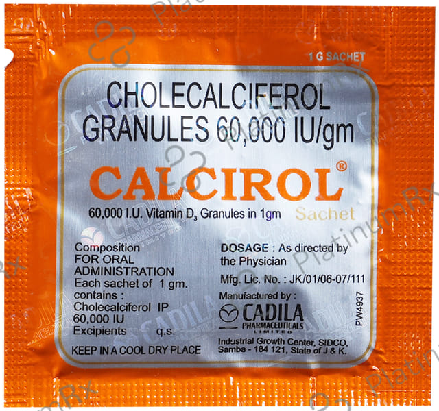 Calcirol 60000IU Sachet 1gm