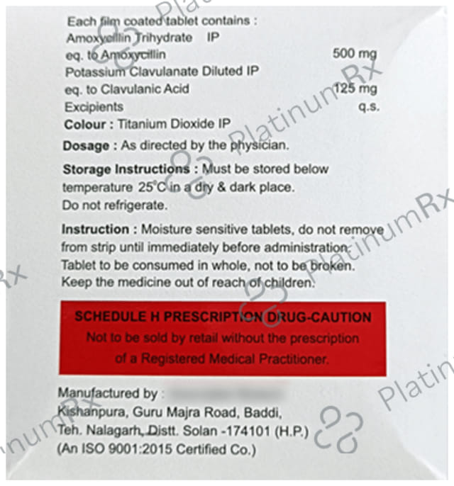 Albeclav 125/500mg Tablet 10s