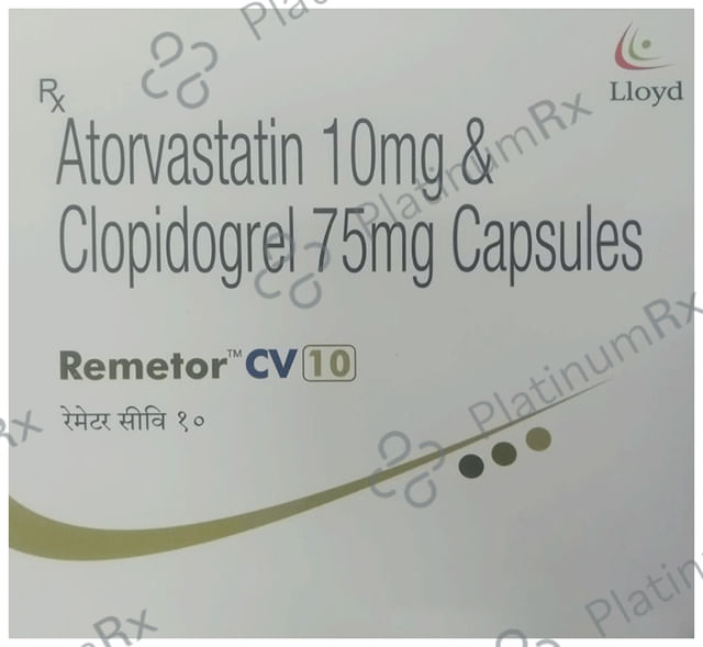 Remetor CV 10/75mg Capsule 15s