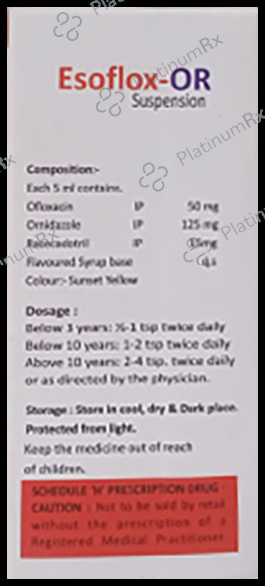 Esoflox-OR Oral Suspension Mango