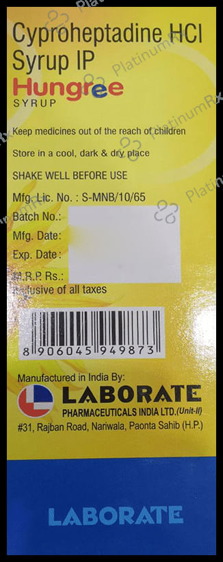 Hungree 2mg Syrup 200ml